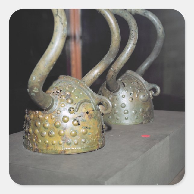 Wikerhelm Quadratischer Aufkleber (Vorderseite)