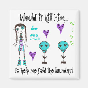 WIKH Ser#62 um das Haus! Magnet