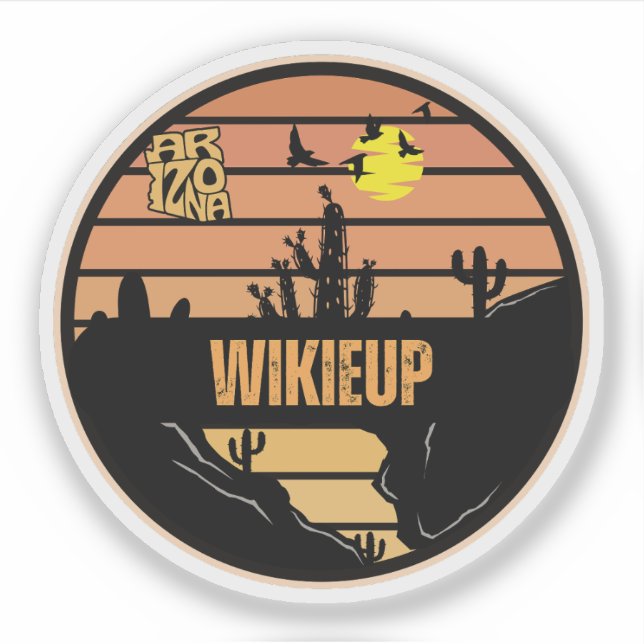 Wikieup, Arizona Aufkleber (Vorderseite)