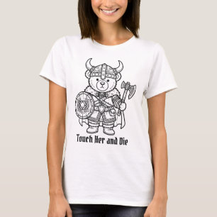Wiking Buch Freund Touch Her and Die Teddybär T-Shirt