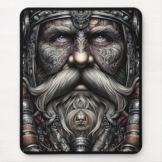Wiking-Krieger-Mauspad Mousepad (Vorne)