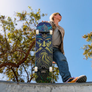 Wiking-Krieger Odin Nordische Mythologie Skateboar Skateboard