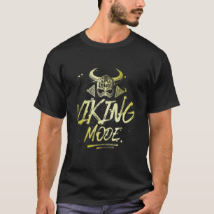 Wiking-Modus Workout Gold Valhalla Odin Motivation T-Shirt