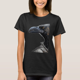 Wiking Rabe Nordischer Krieger Krähe Viking Stil T-Shirt