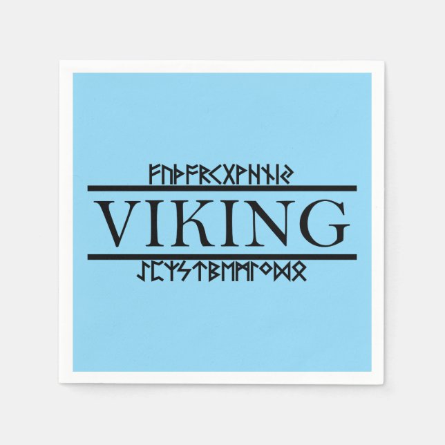 Wiking Runen Papier Servietten (Vorderseite)