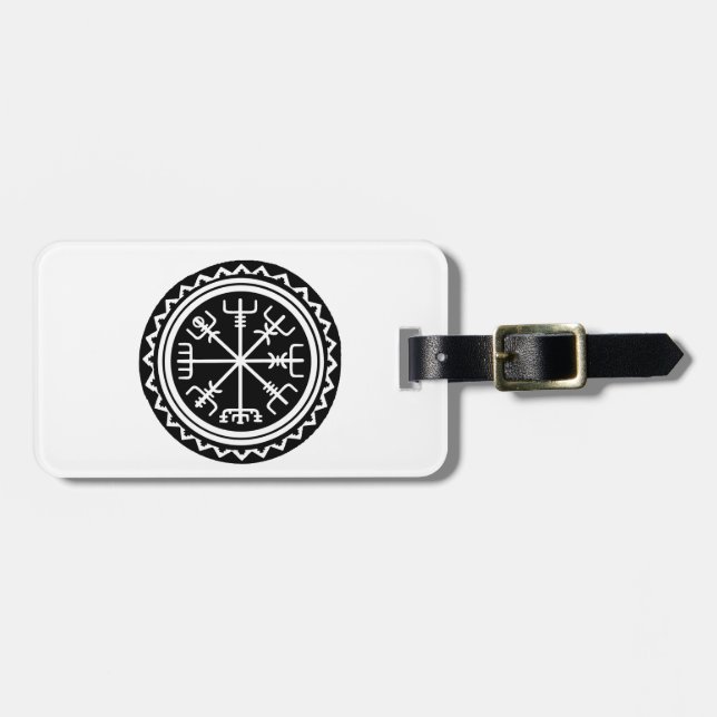 Wiking Vegvisir Kompass Gepäckanhänger (Vorderseite horizontal)