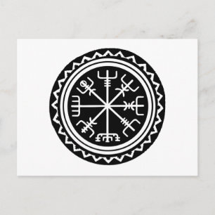 Wiking Vegvisir Kompass Postkarte