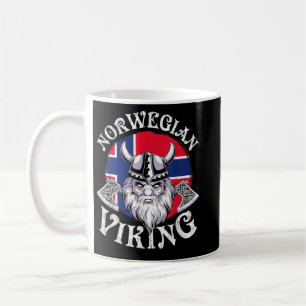 Wiking Witzig Norwegen Flagge Wikinger Kaffeetasse