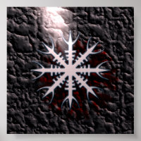 Wikinger Amulett Aegishjalmur viking amulet charme