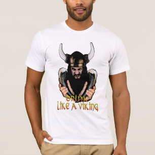 Wikinger-Bier-Trinker-Shirt T-Shirt