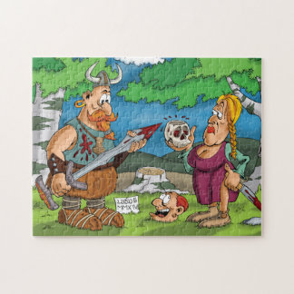 Wikinger-Cartoon-Puzzlespiel Puzzle