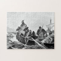 Wikinger, die in Island Illustration (1909,