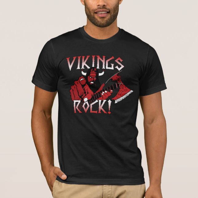 Wikinger-Felsen-Shirt T-Shirt (Vorderseite)