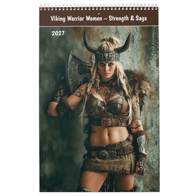 Wikinger-Kriegerinnen – Stärke und Saga Kalender (Titelbild)