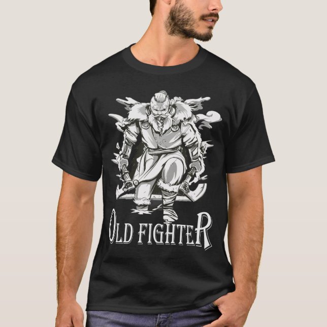 Wikinger Kriegerstärke und riesiger klassischer T  T-Shirt (Vorderseite)