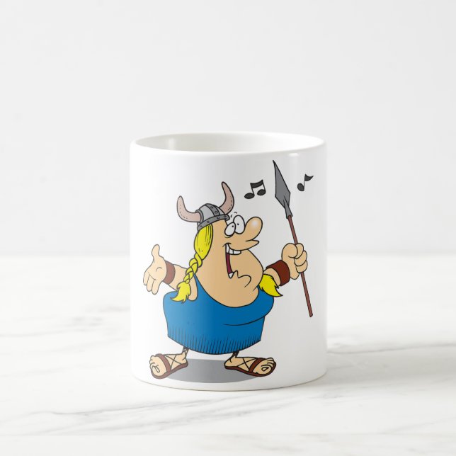 Wikinger-Opern-Sänger-Tasse Tasse (Mittel)