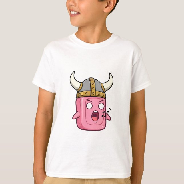 Wikinger-Opern-Seifen-Sänger-Kinder T-Shirt (Vorderseite)