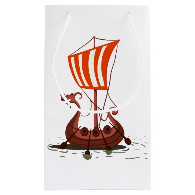 Wikinger-Regel Kleine Geschenktüte (Rückseite)