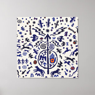 Wikinger-Schamanen-Ritual-Talisman Leinwanddruck