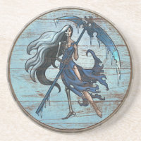 Wikinger-Schild-Untersetzer - Hel