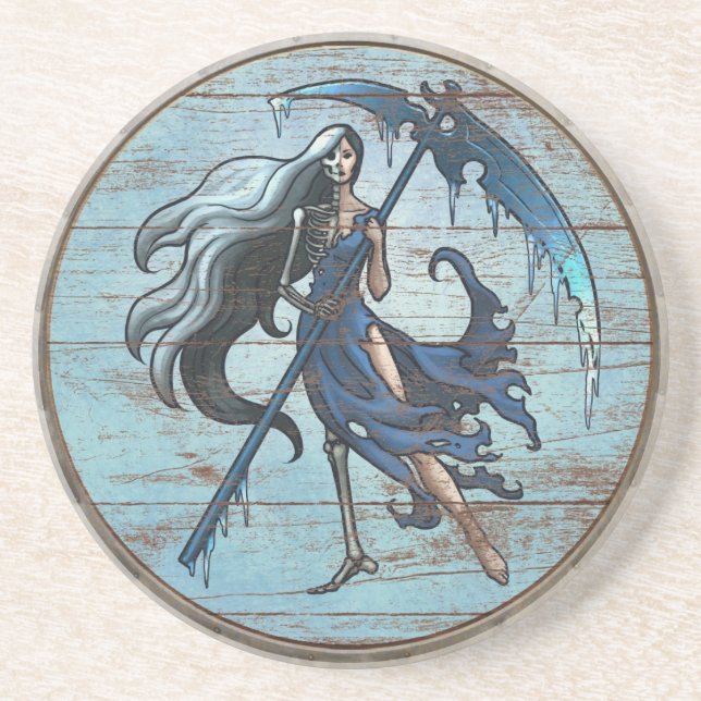 Wikinger-Schild-Untersetzer - Hel Getränkeuntersetzer (Vorne)