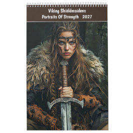 Wikinger-Schildmädchen – Porträts der Stärke Kalender