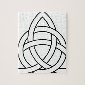 Wikinger-Skandinavier Nordic des Dreiheitsknotens Puzzle