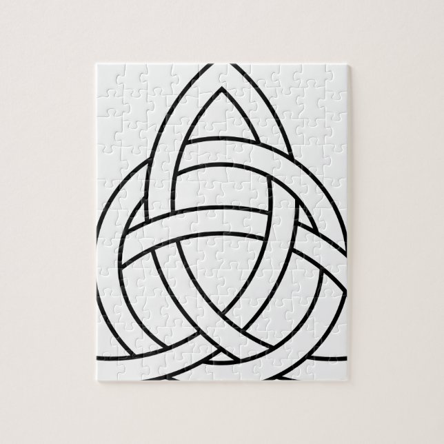 Wikinger-Skandinavier Nordic des Dreiheitsknotens Puzzle (Vertikal)