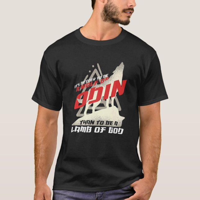 Wikinger sollten besser ein Odin-Wolf sein als ein T-Shirt (Vorderseite)
