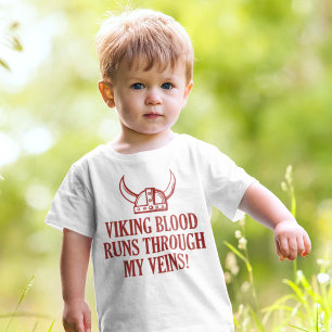 Wikingerblut fließt durch meine Adern Baby T-shirt