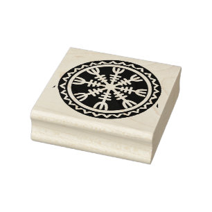 Wikingerhelm-Awe-Design-Stempel Gummistempel
