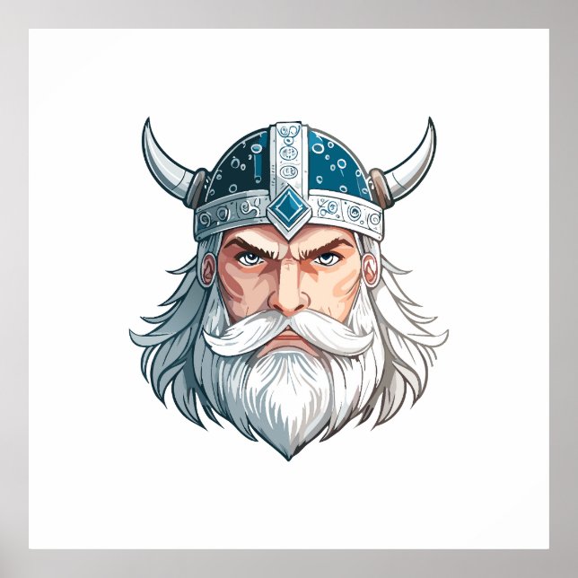Wikingerkrieger Poster (Vorne)