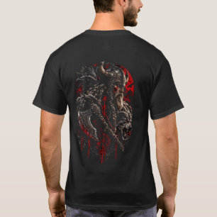 Wikingerkrieger unter Raben – Nordische Mythologie T-Shirt