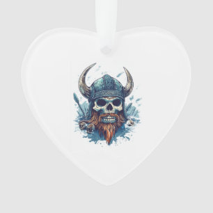 Wikingerschädel Berserker Ornament