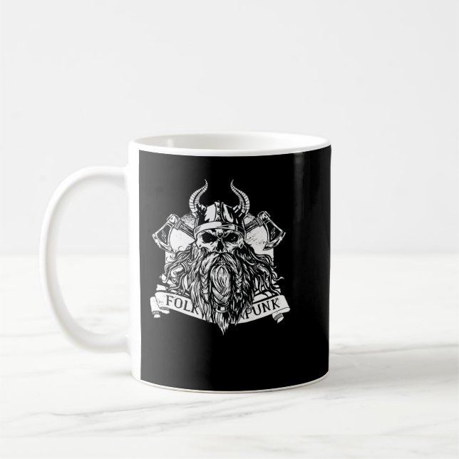 Wikingerschädel Kaffeetasse (Links)