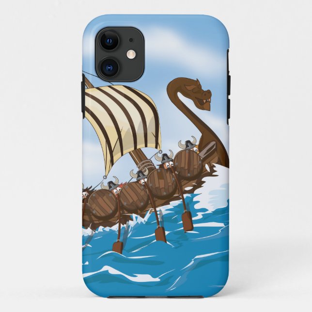 Wikingerschiff Case-Mate iPhone Hülle (Rückseite)