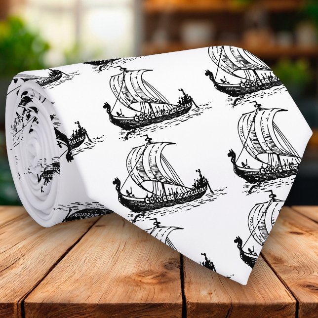 Wikingerschiff Krawatte (Von Creator hochgeladen)