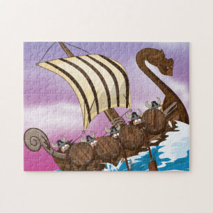 Wikingerschiff Puzzle