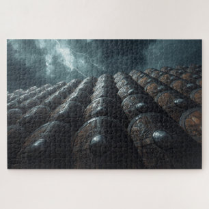 Wikingerschildwallen-Puzzleteil Puzzle
