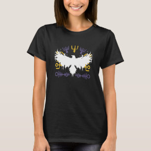 Wikingersymbol Rabe Wikingerrunen T-Shirt