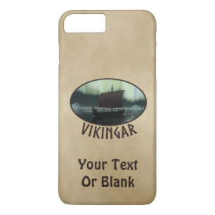 Wikingschiff und Nordlichter Case-Mate iPhone Hülle