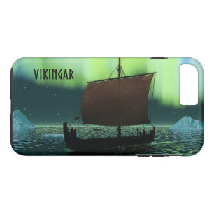 Wikingschiff unter Nordlicht Case-Mate iPhone Hülle