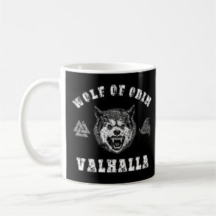 Wikingwolf von Odin Walhalla Kaffeetasse