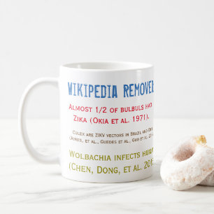 Wikipedia entfernte Zika-Studien-Tasse von RoseWri Tasse