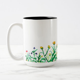 Wilblume-Tasse Zweifarbige Tasse