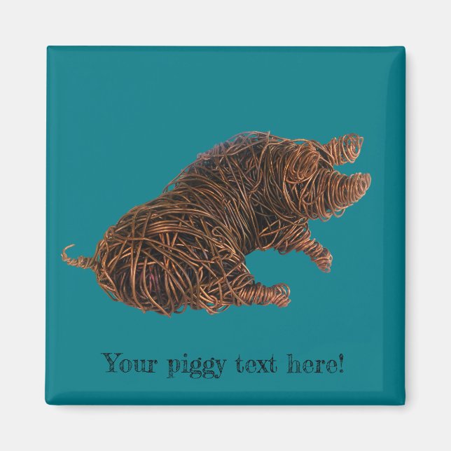 Wilbur - ein anspruchsvolles Schwein. Magnet (Vorne)