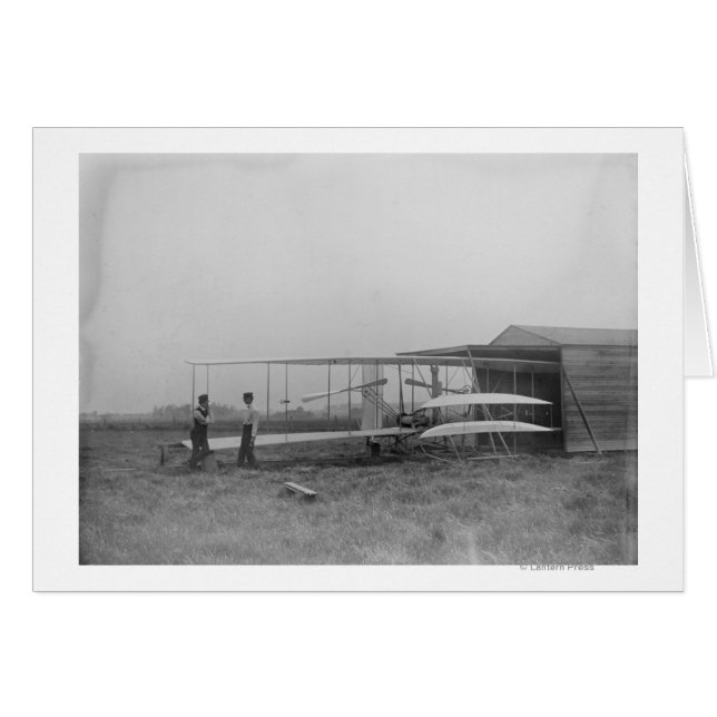 Wilbur & Orville Wright, 2. motorgetriebene Maschi (Vorderseite (Horizontal))