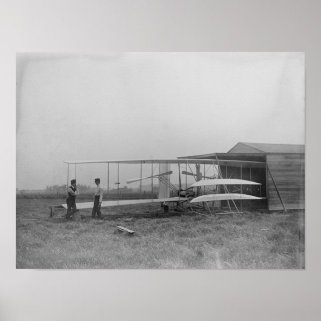 Wilbur & Orville Wright, 2. motorgetriebene Maschi Poster (Vorne)
