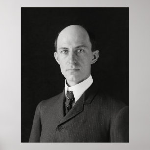 Wilbur Wright - Aviation Pioneer Portrait Poster