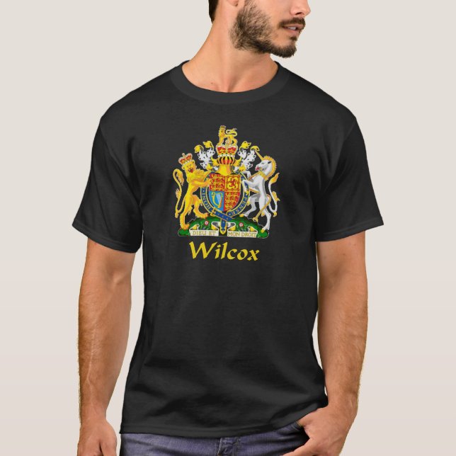 Wilcox Schild von Großbritannien T-Shirt (Vorderseite)